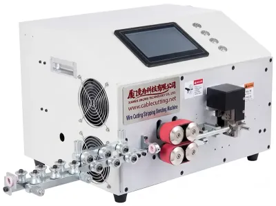 Automatikus 25mm² huzalvágó csupaszító hajlítógép WPM-25ZWJ