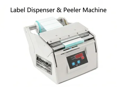 Automatikus címkeadagoló és leválasztó gép 5-130mm szélesség X-130
