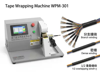 Automatikus Szalagcsomagoló Gép 2-50mm Szalaggal WPM-301 - Szalag_Tekercselő_Gép
