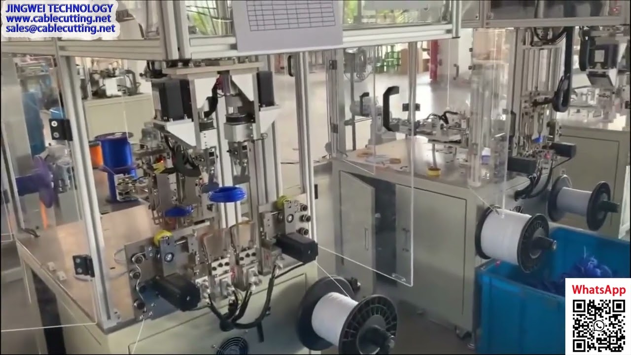 Automata trimmer zsinór tekercselő és kötöző gép – élő gyártási bemutató