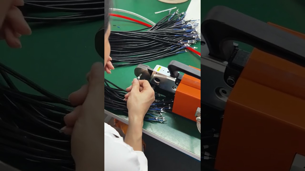 Hatékony csőterminál krimpelés 0,25-10 mm² – Négyzet vagy hatszög krimp #gyár #gép