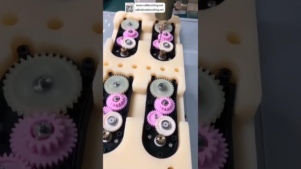 Gyors ipari automatizálás: Fogaskerék automata olajadagoló gép beállítása