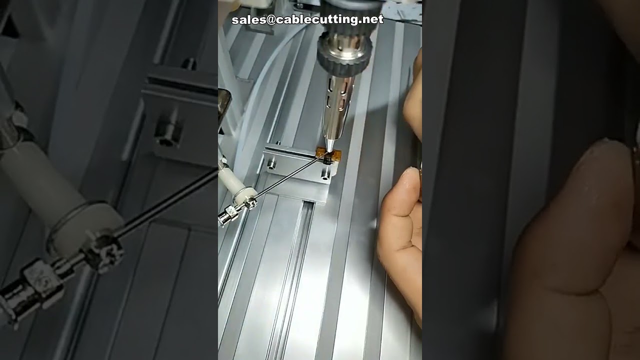 LED lámpák és dugók automata hegesztőgépe - DC csatlakozók gyors hegesztése