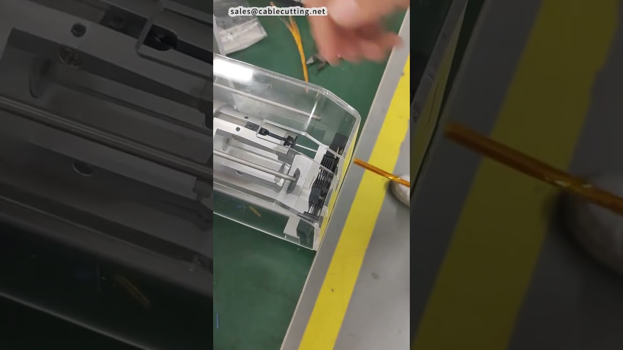 Nagy pontosságú koaxiális kábelcsupaszító gép #factory #machine