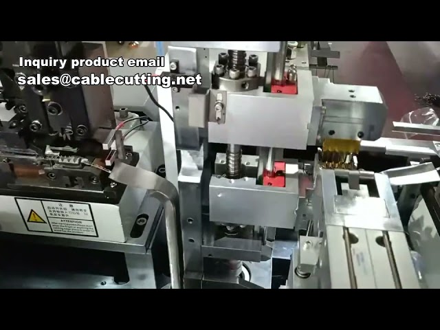 Professzionális automata terminálkrimpelő gép | Vezeték terminál présgép gyárból