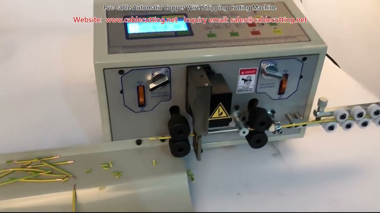 Automata PVC Kábel Rézhuzal Csupaszító és Vágó Gép - Hatékony Kábelfeldolgozás
